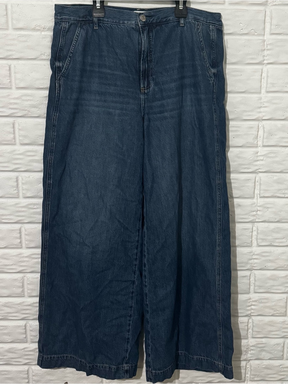 Pistola Jadyn Wide-Leg Blue Jeans Women’s 32 Medium Wash Denim Relaxed Fit